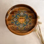 میوه خوری چوبی نقاشی‌ دست