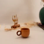 ماگ چوبی دست ساز با دسته