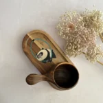 سینی چوبی نقاشی‌ دست طرح پاندا